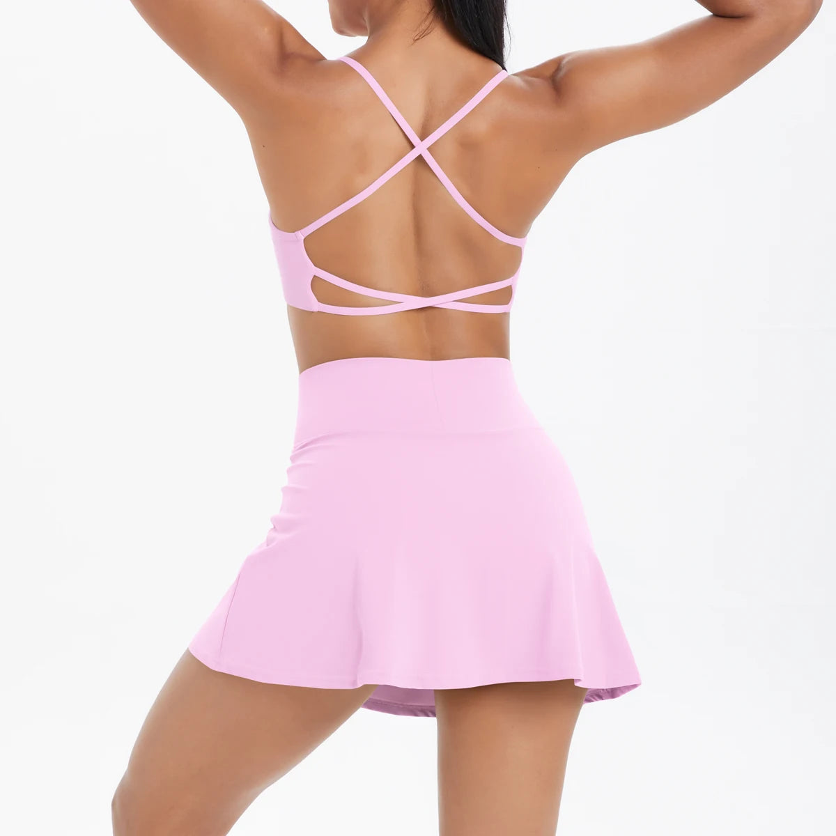 Crossover Court Set – Bra + Skirt