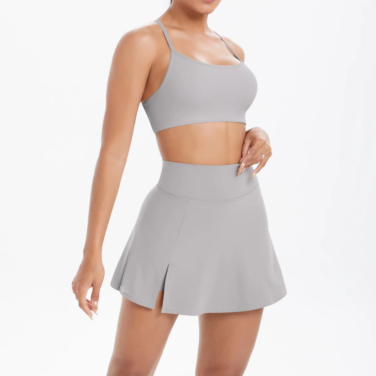 Crossover Court Set – Bra + Skirt
